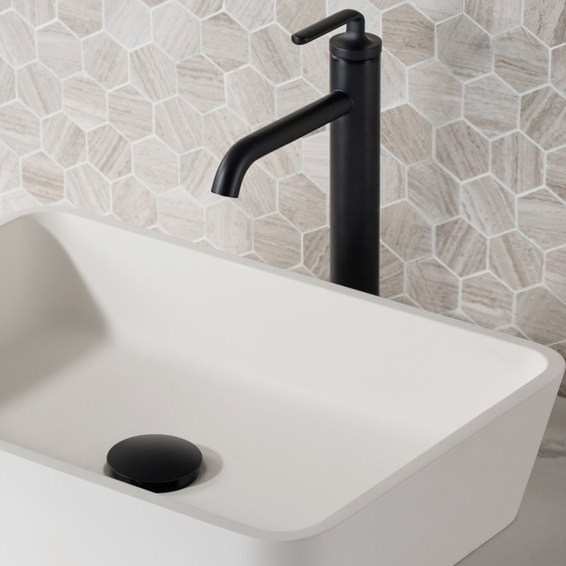 Kraus Ramus Vessel Sink Bathroom Faucet with Drain Assembly Wayfair